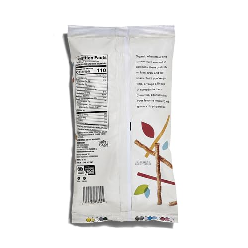 365 by Whole Foods Market Organic Mini Pretzel Sticks, 8 OZ