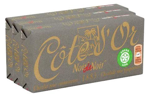 Cote D'or Noir De Noir 1883 Dark Chocolate (150g) 5.3oz Bar (Pack of 3)