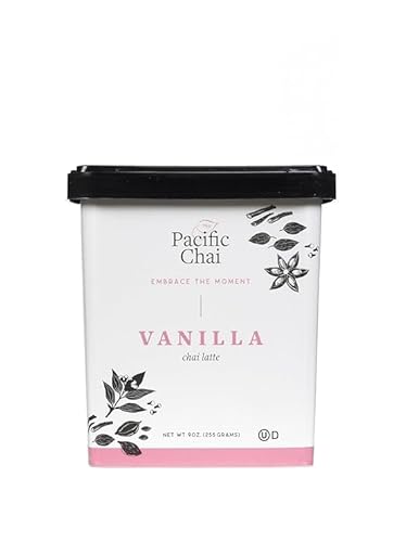 Pacific Chai, Tea Vanilla Chai Latte, 9 Ounce