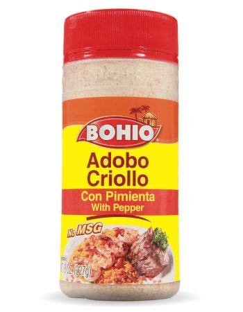 BOHIO Seasoning with Pepper (Adobo Criollo con Pimienta) Excellent for Chicken, Fish, Beef or Pork - 16.5 oz