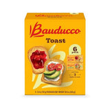 Bauducco Toast - Delicious, Light & Crispy Toasted Bread - Original & Whole Wheat - Ready-to-Eat Breakfast Toast & Sandwich Bread - No Artificial