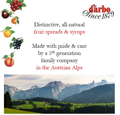 d'arbo All Natural Peach Fruit Spread, 16 Ounce