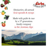 d'arbo All Natural Peach Fruit Spread, 16 Ounce