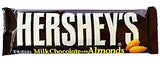 HERSHEY'S Chocolate Candy Bar with Almonds, 1.45 Ounce