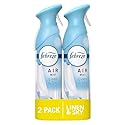 Febreze Air Mist Air Freshener Spray, Odor-Fighting Room Spray, Air Fresheners for Home and Bathroom and Kitchen, Aerosol Can, Linen & Sky Scent