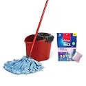 O-Cedar Quickwring Bucket & MF Cloth Mop + 1 Lavender PAC (Variety Pack)