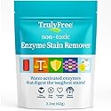 Truly Free Enzyme Laundry Stain Remover - Natural Laundry Detergent Booster for Blood, Grass, Pet Urine & Odor - Biological Washing Powder