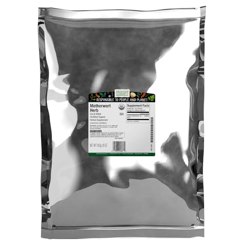 Frontier Co-op Organic Cut and Sifted Motherwort Herb 1lb