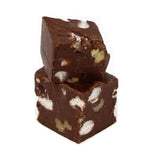 8oz. Nuts to You Smooth and Rocky Road Fudge | Fresh Gourmet Candy | Decadent and Delicious Handcrafted Fudge