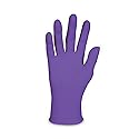 Powder-Free Exam Gloves, Non-Latex, Medium, 100/BX, Purple