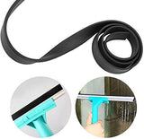 Premium Replacement Squeegee Rubber - Universal 15" 13.5" 20" 12" Flexible Silicone Blade for Window, Shower, Mirror & Car Glass, Streak-Free