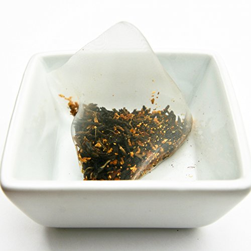 Tocha Organic Morning Pick-Me-Up Black Tea - Bold & Smooth Caffeine Boost | 15 Biodegradable Pyramid Bags | Floral Osmanthus Aroma, Non-GMO