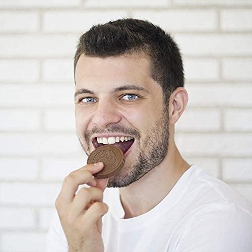 Fiorella Crunch Wafer Cookies, Milk Chocolate Covered Crispy Thin Crunch Wafers with Hazelnut Cream Filling, Chocolate Biscuits, 18 Individually