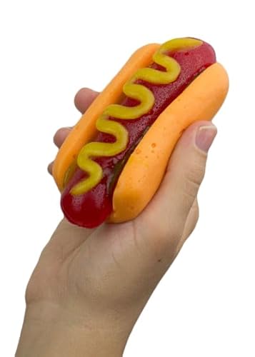 Gummy Hotdog - Cherry, Orange, Lemon & Sour Apple Flavored Fun by GGB Candies! (7 Ounce)