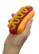 Gummy Hotdog - Cherry, Orange, Lemon & Sour Apple Flavored Fun by GGB Candies! (7 Ounce)
