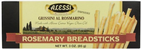 Alessi Breadsticks Rosemary, 3 Ounce (Pack of 1)