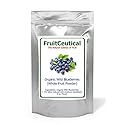 FruitCeuticals Organic Blueberry Powder Made with 100% Whole Fruit Wild Blueberries - 8oz Pouch (90 Day Supply)