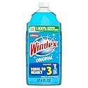 Windex Refill Glass and Window Cleaner Bottle, Bottle Made from 100% Recycled Plastic, Surface Cleaning Spray, Original Blue Scent, 2L (67.6 Fl Oz)