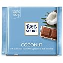Ritter Sport Milk Chocolate with Coconut Filling 100g/3.52oz (Pack of 8)