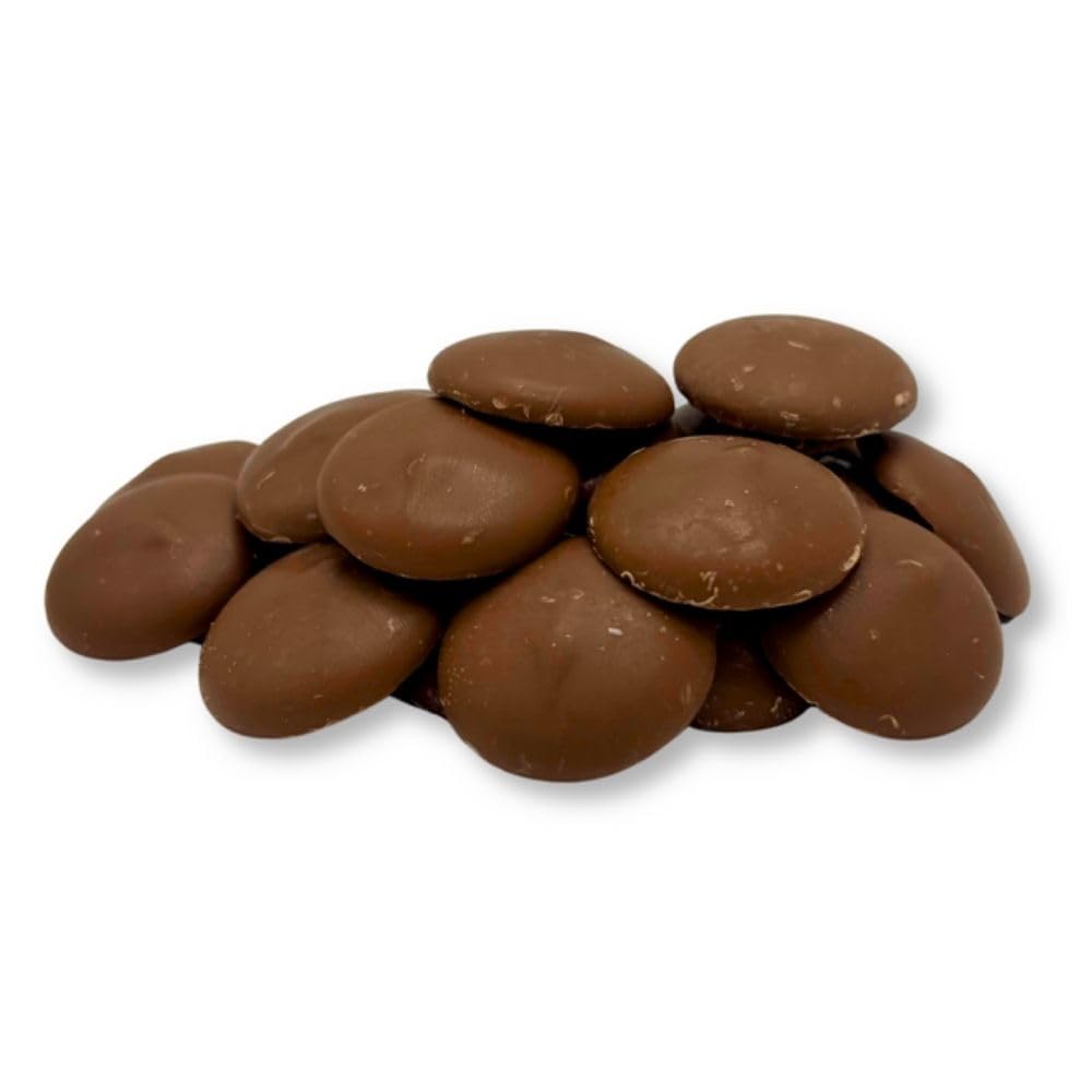 Milk Chocolate Coating Wafers for Candy Making - 25 lb (Approx. 4,400 pieces)