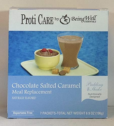 Proti Care Meal Replacement Shake & Pudding - Aspartame Free (Chocolate Salted Caramel)