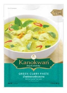 Kanokwan Green Curry Paste 50 g. Thailand Product