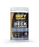 DEFY Composite Deck Cleaner - Biodegradable, Removes Dirt & Grime, Safe for Plants - 2 lb Container