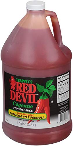 Sauce Red Devil Hotter Buffalo Style Plastic , 1 Gallon
