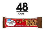 Great Value Chocolate Chip Chewy Granola Bars, Family Size, Made with Real Chocolate Chips, 0.84 oz Bars, 48 Count, Pack of 2, 96 Bars Total