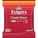 Folgers Classic Roast Medium Roast Ground Coffee, 42-1.5 Ounce Fraction Packets, frac Packs