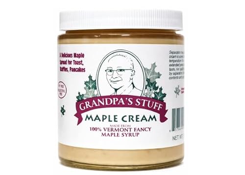 Grandpa's Stuff Original Vermont Maple Cream Spread, 9 oz