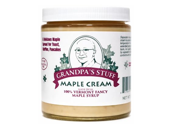 Grandpa's Stuff Original Vermont Maple Cream Spread, 9 oz