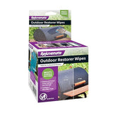 Rejuvenate Outdoor Restorer Wipes, 5 Count, Individually-Wrapped Pre- Saturated Microfiber Wipes Restore Faded and Weathered Surfaces Such As Patio