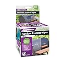 Rejuvenate Outdoor Restorer Wipes, 5 Count, Individually-Wrapped Pre- Saturated Microfiber Wipes Restore Faded and Weathered Surfaces Such As Patio