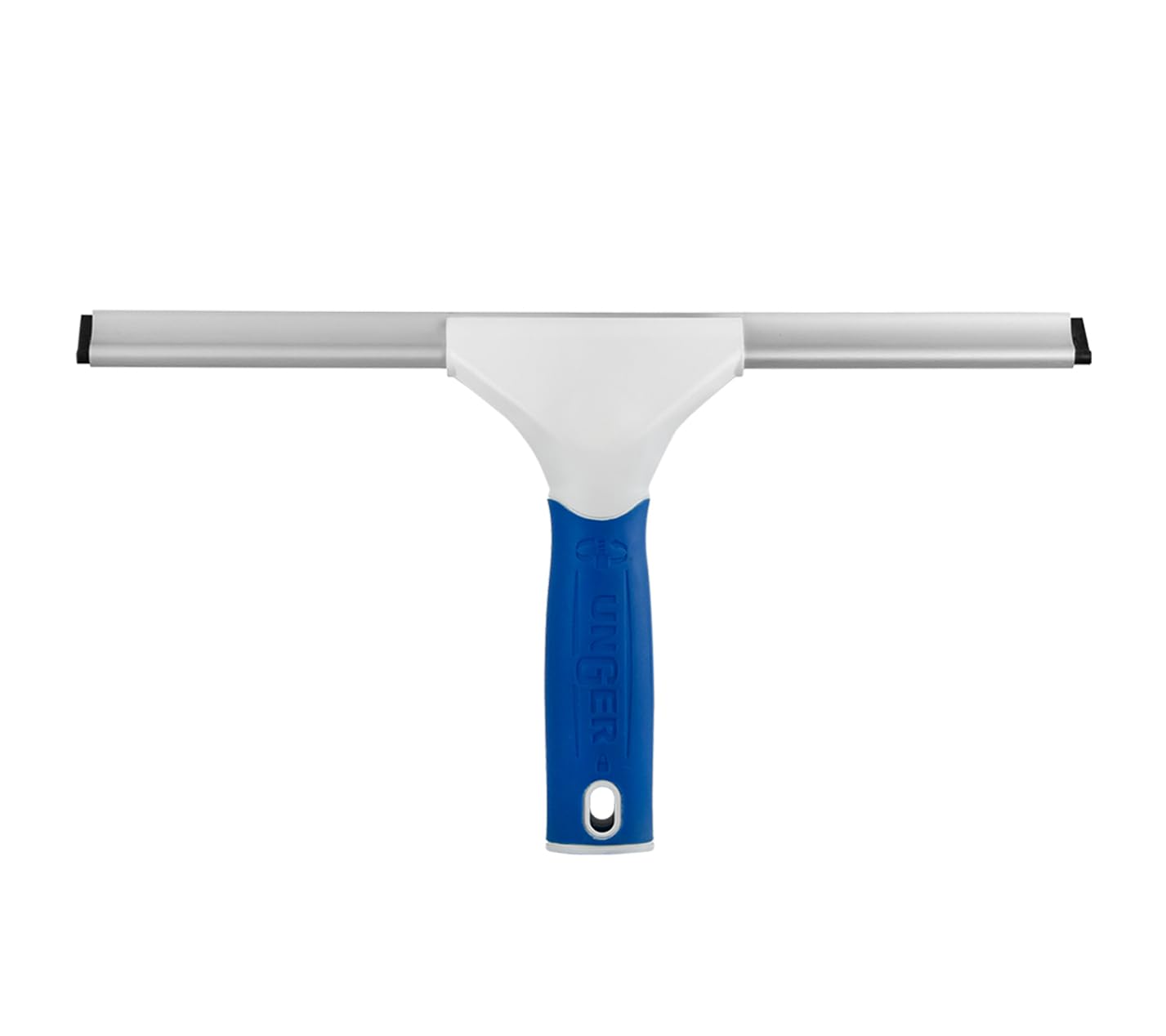 Unger 12” Glass & Surface Squeegee - Multipurpose Rubber Blade Squeegee for Shower Glass, Window Cleaning, Professional Grade Cleaning Tool for The