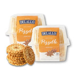 DeLallo Anise Pizzelle Cookies, (2-Pack) Anise Cookies with Light Waffle Texture, Sweet Licorice Flavor, Authentic Italian Baked Cookies, Non-GMO
