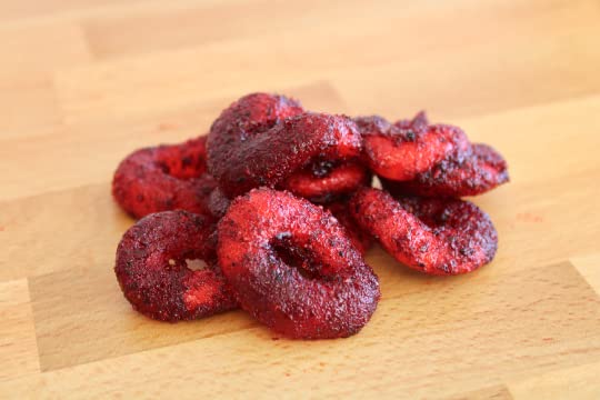 La Helada Gummy Peach Rings Bag 2 Pack - Dulces Enchilados - Spicy Peach Rings - Chamoy Candy - Spicy Gummies - 2/12.4oz Bags