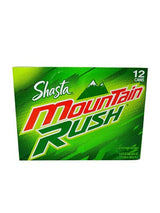 Shasta MOUNTAIN RUSH Soda Pop, 12-Ounce Cans (Pack of 24)