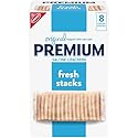 Premium Fresh Stacks Original Saltine Crackers, Travel Snacks, 13.6 oz (8 Multi Snack Packs)