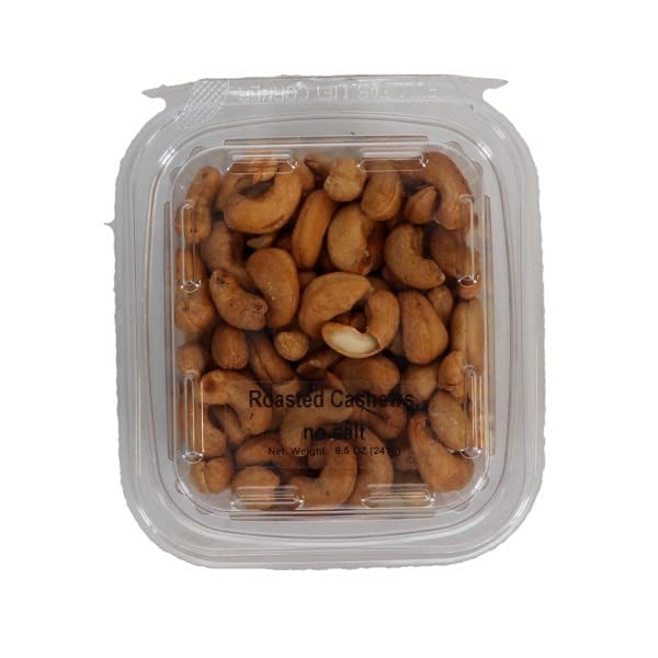 Weis Quality, Bulk Food Tub Cashews Roasted No Salt, 8.5 Ounce, 240 Count