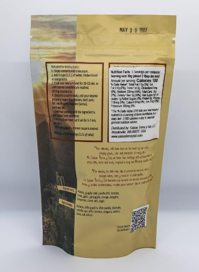 Tierra y Sol Cochinita Pibil Sauce - Authentic Yucatan Mexican Cooking Sauce | Achiote Citrus Chile Blend | Natural Ingredients | Serves 8