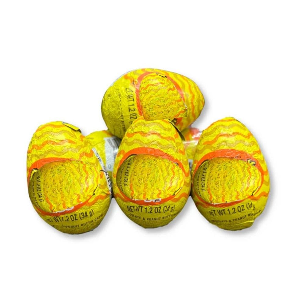 Peanut Butter Creme Filled Chocolate Eggs - 4 lb (Approx. 56 pieces)
