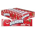 Airheads Full-Size Candy Bars, Taffy Candy Pack, Individually Wrapped Bulk Candy, Cherry Flavor Artificially Flavored, 36 Count Box
