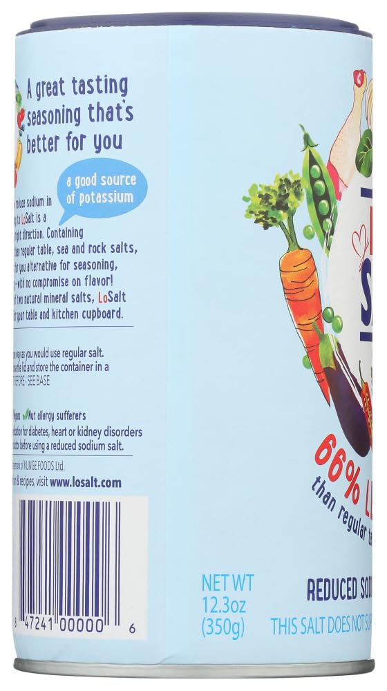 LOSALT SALT REGULAR, 12.35 OZ