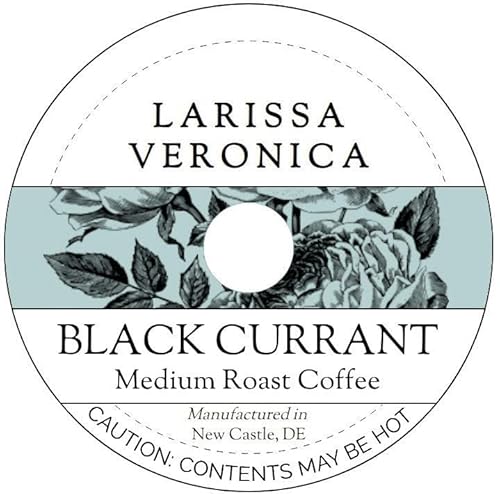 Black Currant Medium Roast Coffee (Single Serve K-Cup Pods) (Gourmet, Naturally Flavored, Whole Coffee Beans) (12 pods, ZIN: 571368)