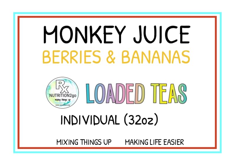 RxNutrition 2go Loaded Energy Tea (Single, Monkey Juice)
