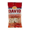 DAVID Roasted and Salted All Natural Pumpkin Seeds, 2.25oz.