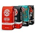 Fire Department Coffee - Gives Back to Firefighters - Rescue Variety Pack - Ground Coffee - Medium, Dark, Shellback Espresso, & Skull Crushing