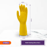 ETERNA Multitasking Gloves, Size L, Gloves for Kitchen, Laundry and Household Cleaning, 1.98 Oz (Pack of 1)