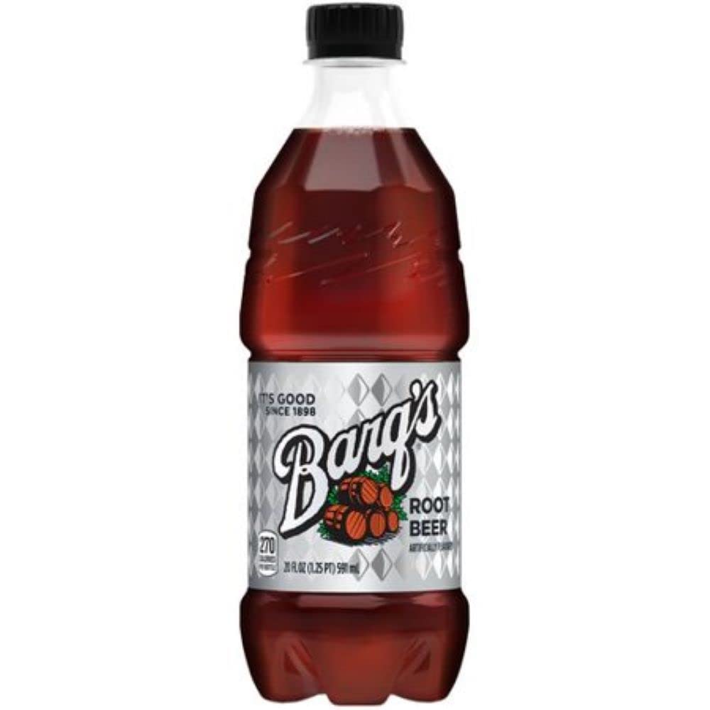 Barq's Root Beer Soda 20oz Bottles (Pack of 16, Total of 320 Fl Oz)
